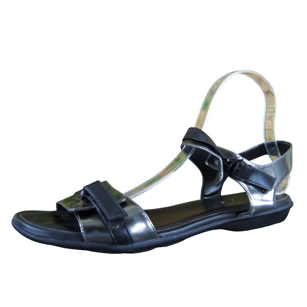 Easy Spirit Women's Ricosa Sandals Pewter Size 10 Adjustable Straps Comfort